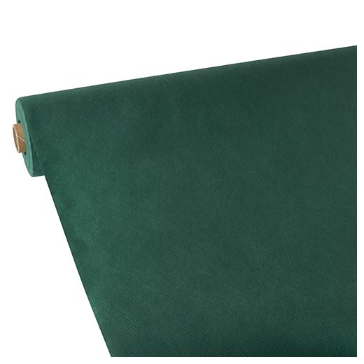 Nappe, aspect textile, non tissée "soft selection" 25 m x 1,18 m vert foncé 1