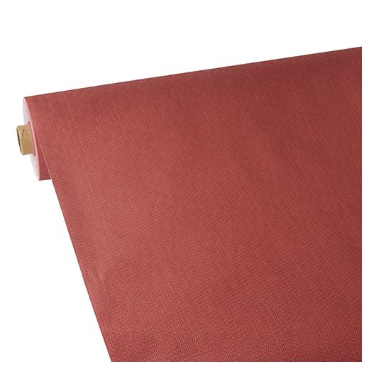 Nappe, aspect textile, non tissée "soft selection plus" 25 m x 1,18 m rouge 1