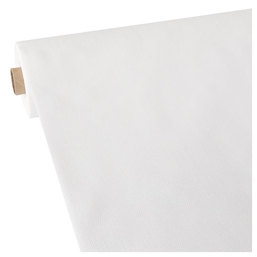 Nappe, aspect textile, non tissée "soft selection plus" 40 m x 1,18 m blanc 1