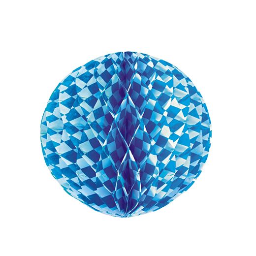 Boule décorative Ø 30 cm "Bavarois bleu" difficilement inflammable 1