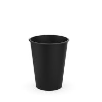 Gobelets réutilisables pour distributeurs, ronds 0,28 l Ø 8 cm · 9,4 cm, noirs