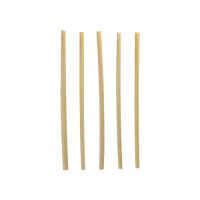 Pailles pour cocktail en paille "pure" Ø 4 mm · 15 cm