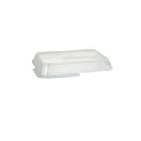 "Circulware by Haval" Couvercles pour boîtes alimentaires réutilisables Mix & Match rectangulaire 2,5 cm x 15,6 cm x 11,7 cm transparent
