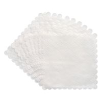 Petits napperons 17 cm x 17 cm blanc