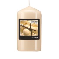 "Flavour by GALA" Bougie cylindrique parfumée Ø 58 mm · 110 mm crème - Vanille