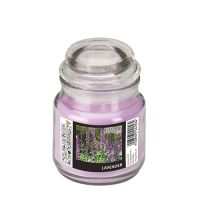 "Flavour by GALA" Flacon en verre  avec bougie Ø 63 mm · 85 mm violet - lavande