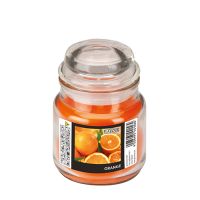 "Flavour by GALA" Flacon en verre  avec bougie Ø 63 mm · 85 mm orange - orange