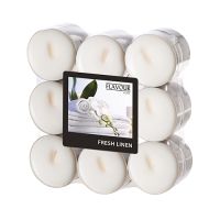 "Flavour by GALA" Lumière parfumée Ø 37,5 mm · 16,6 mm blanc - Fresh Linen