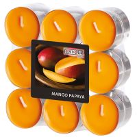 "Flavour by GALA" Lumière parfumée Ø 37,5 mm · 16,6 mm abricot - Mango-Papaya