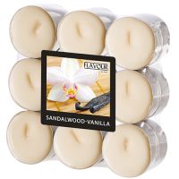 "Flavour by GALA" Lumière parfumée Ø 37,5 mm · 16,6 mm ivoire - Sandalwood-Vanilla