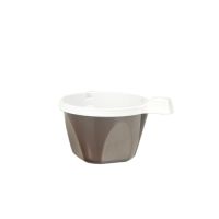 Tasses à café en PS 0,14 l Ø 8 cm · 5,3 cm marron/blanc