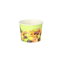 Pots à glace, en carton rond 100 ml Ø 7 cm · 5,3 cm "Fruits"