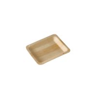Mise en bouche - assiette en bois "pure" carrée 12 x 9,5 cm