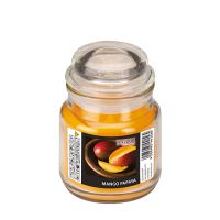 "Flavour by GALA" Flacon en verre  avec bougie Ø 63 mm · 85 mm abricot - Mango-Papaya