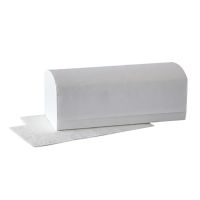Papier essuie-mains pliage en V 23 cm x 25 cm blanc de haute "Comfort" 2 plis (20x160)
