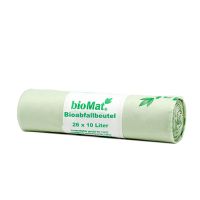 "bioMat" Sacs compostables à base d´amidon 10 l 50 cm x 42 cm avec poignée