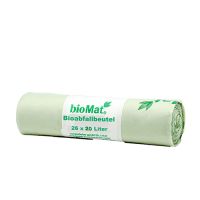 "bioMat" Sacs compostables à base d´amidon 20 l 56 cm x 44 cm avec poignée