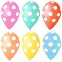 Ballons Ø 29 cm couleurs assorties "Dots"