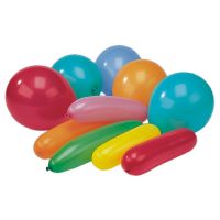Ballons couleurs assorties "diverses formes"