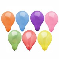 Ballons rond Ø 19 cm couleurs assorties