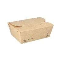 Panier-repas, carton "NOTPLA" 6,2 cm x 11,5 cm x 15 cm marron