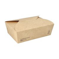 Panier-repas, carton "NOTPLA" 6,6 cm x 13 cm x 19 cm marron