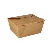 Panier-repas, carton "pure" 750 ml 6,3 cm x 9 cm x 11,3 cm marron