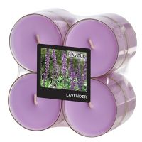 "Flavour by GALA" Bougies parfumées maxi Ø 59 mm · 24 mm violet - lavender en polycarbonate