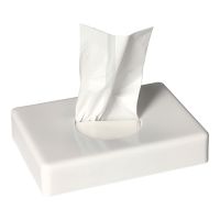 "Medi-Inn®" Support 13,3 cm x 9,7 cm x 2,6 cm blanc pour sacs hygiéniques