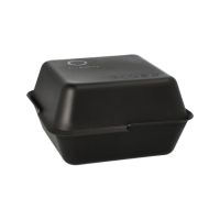 Boîtes alimentaires réutilisables, 15,6 x 15,6 cm noir
