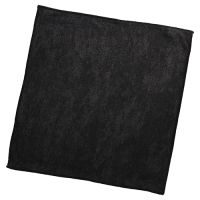 Serviette micro-fibre 40 cm x 40 cm noir