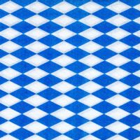 Serviettes, 1 couche pliage 1/4 33 cm x 33 cm "Bavarois bleu"
