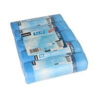 Sacs poubelle avec fermeture, HDPE 120 l 100 cm x 70 cm bleu