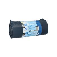 Sacs poubelle, LDPE "blauer Engel" 120 l 110 cm x 70 cm bleu/noir