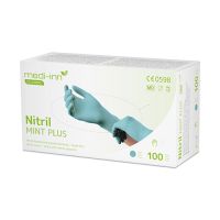 "Medi-Inn® Classic" Gants, Nitrile, sans poudre menthe "Nitril Mint Plus" Größe XS