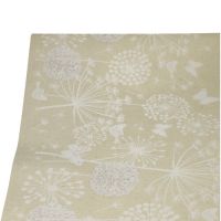 Nappe, papier 3 m x 1,2 m beige "Meadow"