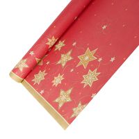 Nappe, papier 6 m x 1,2 m rouge "Just Stars"
