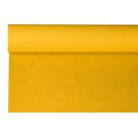 Nappe damassée 8 m x 1,2 m jaune