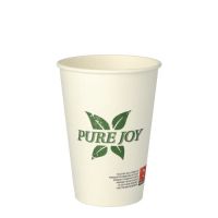 Gobelets, carton 0,25 l Ø 8 cm · 10,8 cm blanc "Pure Joy"