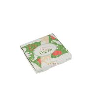 Cartons à pizza en cellulose "pure" rectangulaire 20 cm x 20 cm x 3 cm