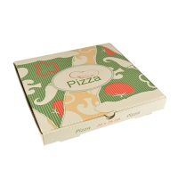 Cartons à pizza en cellulose "pure" rectangulaire 26 cm x 26 cm x 3 cm