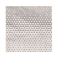 Serviettes, 3 plis pliage 1/4 25 cm x 25 cm gris "Optik"