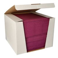 Serviettes "ROYAL Collection" pliage ¼ 40 cm x 40 cm violet