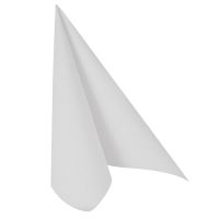 Serviettes "ROYAL Collection" pliage 1/4 40 cm x 40 cm blanc avec d'emballage en papier