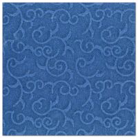 Serviettes "ROYAL Collection" pliage 1/4 40 cm x 40 cm bleu foncé "Casali"