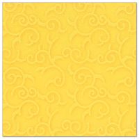 Serviettes "ROYAL Collection" pliage 1/4 40 cm x 40 cm jaune "Casali"