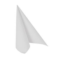 Serviettes "ROYAL Collection" pliage 1/4 25 cm x 25 cm blanc