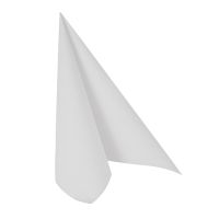 Serviettes "ROYAL Collection" pliage 1/4, 33 cm x 33 cm blanc