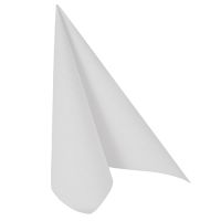 Serviettes "ROYAL Collection" pliage 1/4 40 cm x 40 cm blanc
