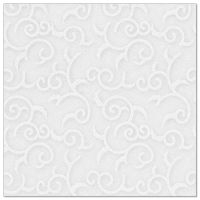 Serviettes "ROYAL Collection" pliage 1/4 40 cm x 40 cm blanc "Casali"